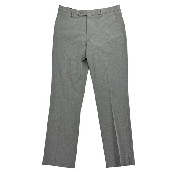 Vince Camuto Men Slim-Fit Spandex Super-Stretch Suit Pants Light Grey 34x30 B4HP - Picture 1 of 4